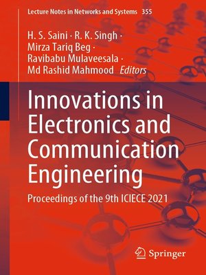 cover image of Innovations in Electronics and Communication Engineering
